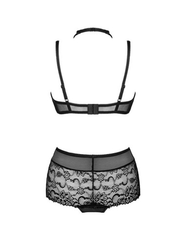 LIVCO CORSETTI FASHION - LINERA FOR THE SENSES COLLECTION BRA PANTY BLACK