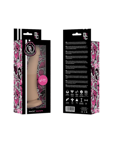 DELTA CLUB - ŽAISLAI DILDO IŠ NATŪRALUS MEDICININIS SILIKONAS 17 CM -O- 3 CM