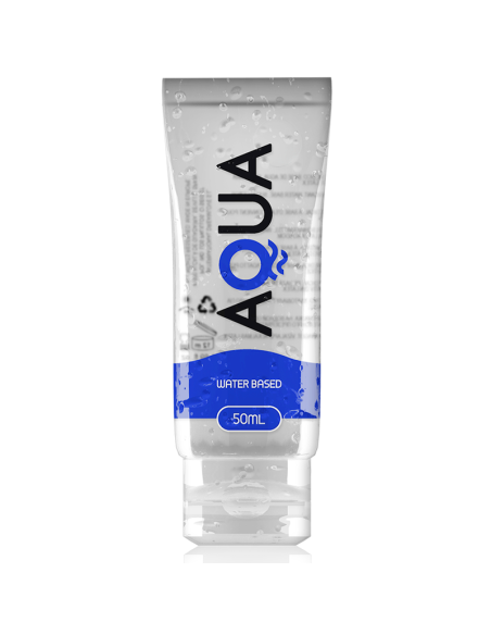 AQUA QUALITY - VANDENS PAGRINDU PAGAMINTAS LUBRIKANTAS 50 ML