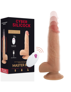 CYBER SILICOCK - REALISTIŠKAS MEISTRO BEN NUOTOLINIO VALDYMO PULTAS 23,88 CM -O- 4,3 CM