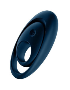 SATISFYER - GLORIOUS DUO RING VIBRATOR BLUE