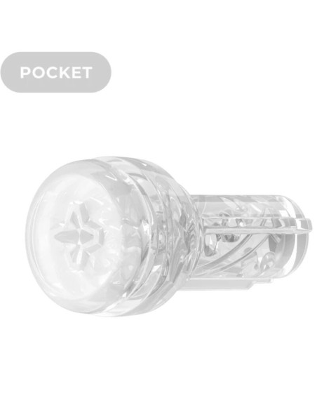 KIIROO - KIIROO SKAIDRUS KIŠENINIS PLOKŠTELIS „FEEL POCKET STROKER CRYSTAL“