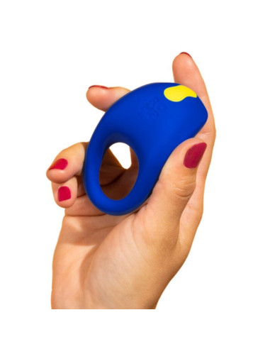 ROMP - JUKE SILICONE PENIS RING WITH CLITORAL STIMULATION VIBRATOR