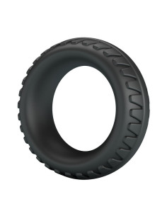 CRAZY BULL - MERRITT TEXTURED SILICONE COCK RING BLACK