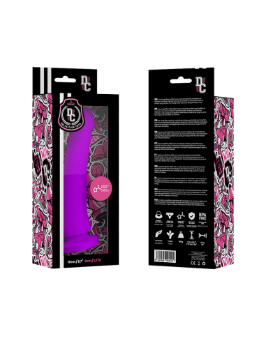 DELTA CLUB - TOYS LILAC DILDO MEDICAL SILICONE 17 CM -O- 3 CM