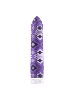 CUSTOM BULLETS - RECHARGEABLE SNAKE PURPLE MAGNETIC BULLET 10 INTENSITIES 2