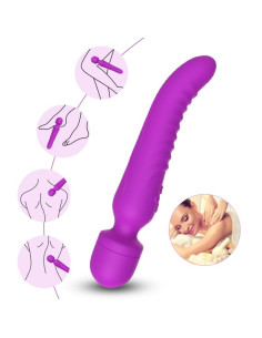 ARMONY - MISSION masažuoklis ir vibratorius su šilumos efektu, violetinė spalva