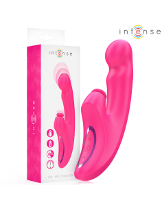 INTENSE - EMI VIBRATOR 13,5 CM DAUGIAFUNKCIS 3 IN 1 10 VIBRACIJŲ ROŽINIS