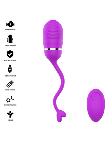 INTENSE - SOOKIE REMOTE CONTROL VIBRATING EGG PURPLE