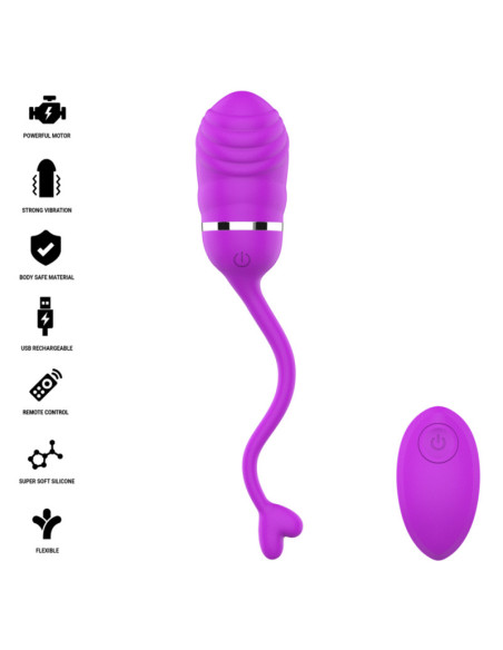 INTENSE - SOOKIE REMOTE CONTROL VIBRATING EGG PURPLE