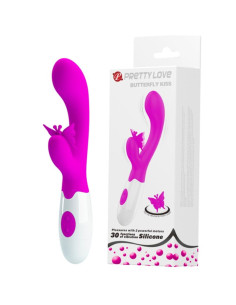 PRETTY LOVE - BUTTERFLY KISS 30 FUNCTION RABBIT VIBRATOR PURPLE 2