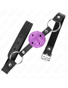 KINK - HOLLOW HARD PURPLE BALL 4.5 CM GAG 63.5 X 2 CM 2