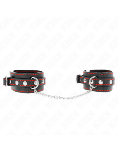 KINK - MAŽAS RIŠO ĮRAŠAS, JUODAS SU RAUDONU PAMUŠALIU, REGULIUOJAMAS 14-24 CM X 3,5 CM 2