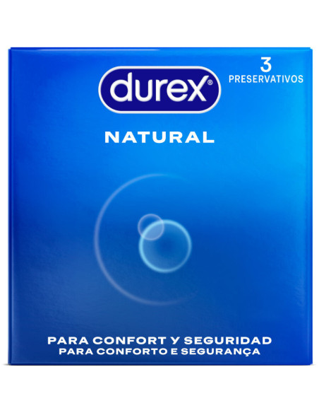 DUREX - NATURAL CONDOMS 3 UNITS