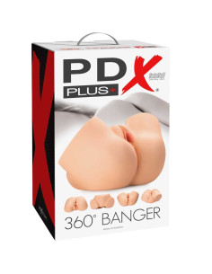PDX PLUS - 360 BANGER REALISTIC ANAL AND VAGINA MASTURBATOR 2