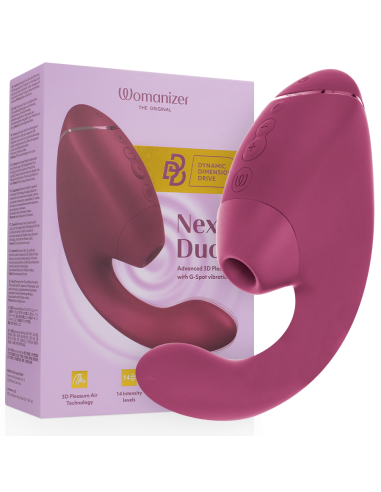 WOMANIZER - DUO NEXT DUAL CLITORAL and G-SPOT STIMULATOR DUSKY PINK