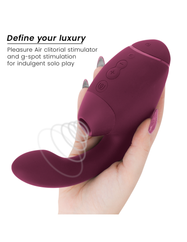 WOMANIZER - DUO NEXT DUAL CLITORAL irG-SPOTINIS STIMULIATORIUS DUSKY PINK