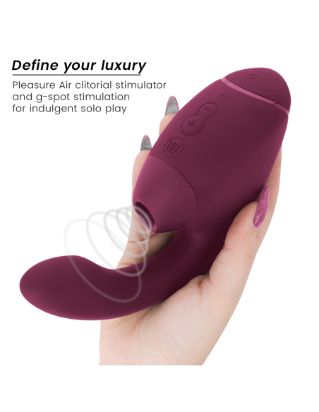 WOMANIZER - DUO NEXT DUAL CLITORAL irG-SPOTINIS STIMULIATORIUS DUSKY PINK