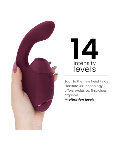 WOMANIZER - DUO NEXT DUAL CLITORAL irG-SPOTINIS STIMULIATORIUS DUSKY PINK