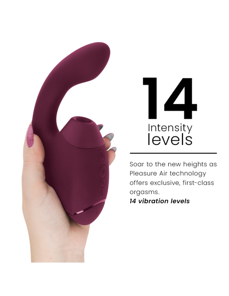 WOMANIZER - DUO NEXT DUAL CLITORAL irG-SPOTINIS STIMULIATORIUS DUSKY PINK