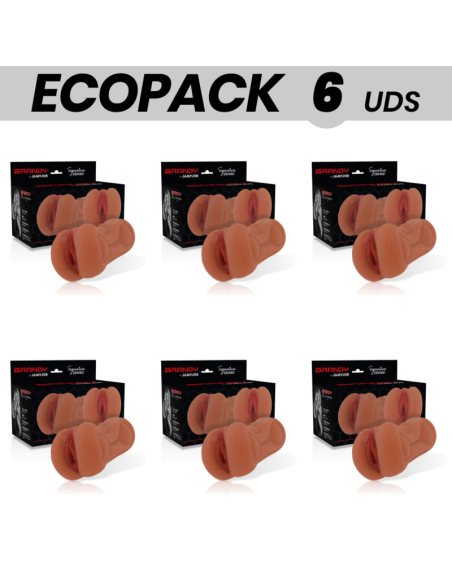 ECOPACK 6 UNITS - JAMYJOB SIGNATURE BRANDY VAGINA MASTURBATOR