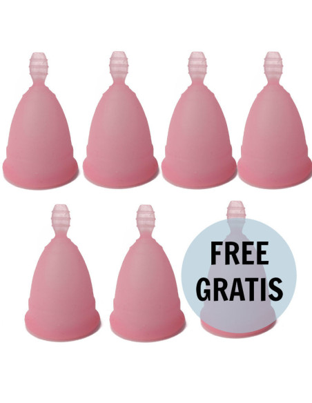 NINA KIKÍ - ROŽINIS MENSTRUACINĖ TAURELĖ, S DYDIS, 6, 1 NEMOKAMAI