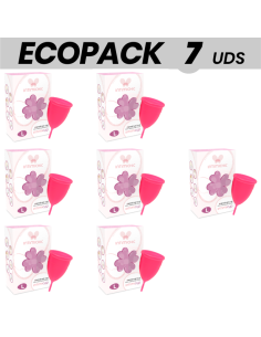 ECOPACK 7 VIENETAI - INTIMICHIC MEDICININĖ SILIKONINĖ MENSTRUACINĖ TAURELĖ L