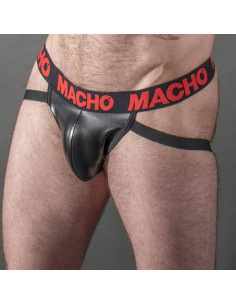 MACHO - MX25RC JOCK RED LEATHER S 2