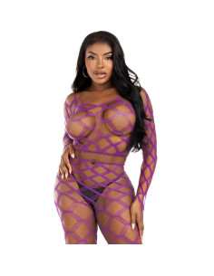 LEG AVENUE - TOP and LEGGINS HARDCORE VIOLET