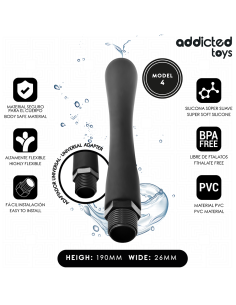 ADDICTED TOYS - ANALINIS VALIKLIS SU UNIVERSALIU ADAPTERIU, MODELIS 4