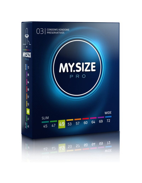 MY SIZE - PRO CONDOMS 49 MM 3 UNITS