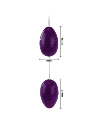 BAILE - TWINS BALLS LILAC ANAL BALLS