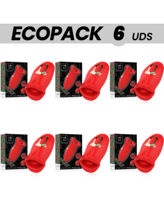 ECOPACK 6 UNITS - MIA SICILIA DOUBLE PLEASURE VIBRATING BITING