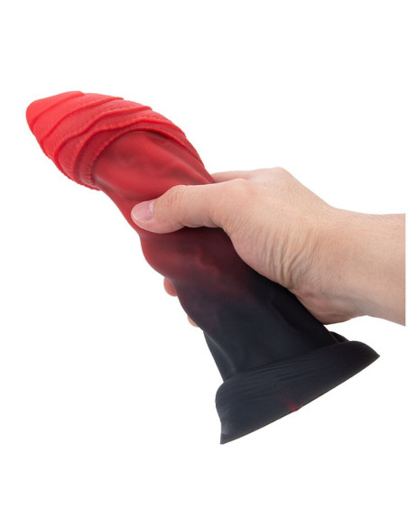 POWER MONSTERS - INFERNAL GOLIATH BICOLOR FANTASY SILICONE DILDO 25 CM Ø 6 CM