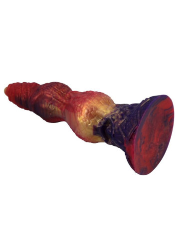 POWER MONSTERS - SAVAGE BEASTLORD TRICOLOR FANTASY SILICONE DILDO 24 CM Ø 5 CM