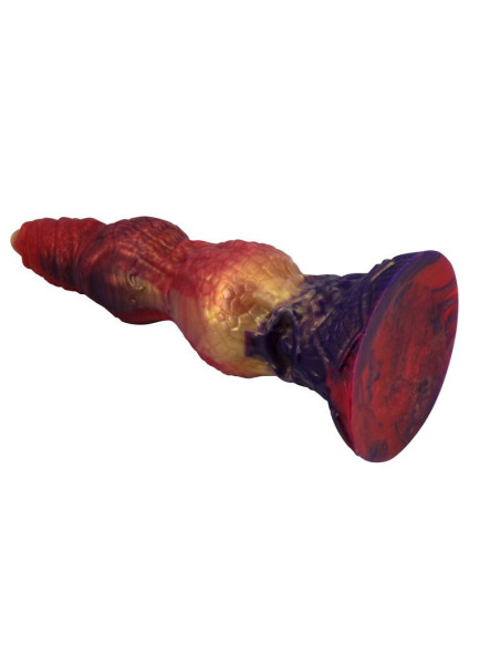POWER MONSTERS - SAVAGE BEASTLORD TRICOLOR FANTASY SILICONE DILDO 24 CM Ø 5 CM