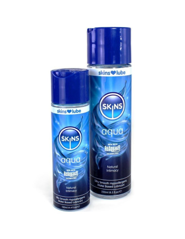 SKINS - AQUA VANDENS PAGRINDU PAGAMINTAS TEPAKAS 130 ML