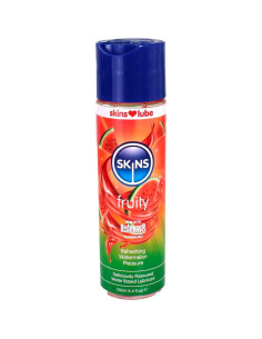 SKINS - VANDENS PAGRINDU PAGAMINTAS LUBRIKANTAS SU ARBUZO AROMATU 130 ML