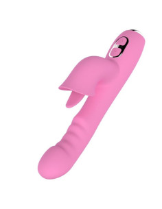 NALONE - T-MAY RABBIT VIBRATOR WITH PUSH AND OSCILLATING MOTION