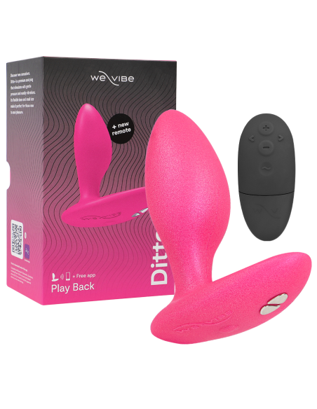 WE-VIBE - DITTO ANAL PLUG VIBRATOR PINK