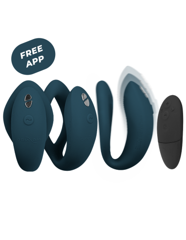 WE-VIBE - SYNC O LANKSTUS VIBRATORIUS SU NUOTOLINIO VALDYMO VALDYMU, TAMSI ŽALIOS SPALVOS