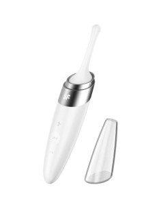 SATISFYER – BALTASIS SUKAMOSIOS STIPRIOS KLITORIAUS VIBRUOKLIO ANTGALIUKO FORMULĖ
